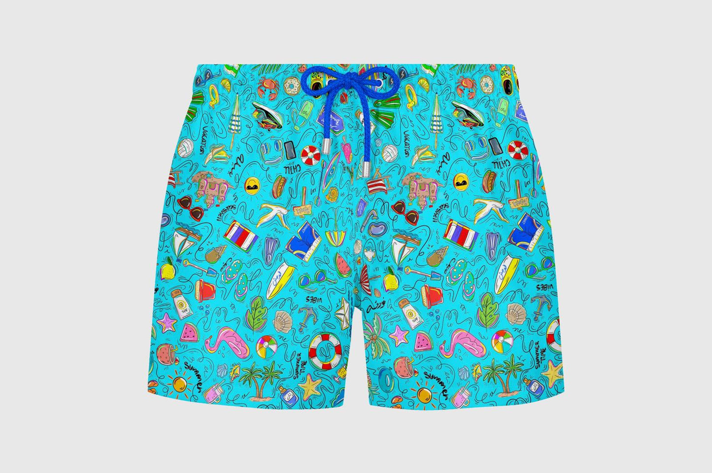 Seashell Swimming Short Light Blue