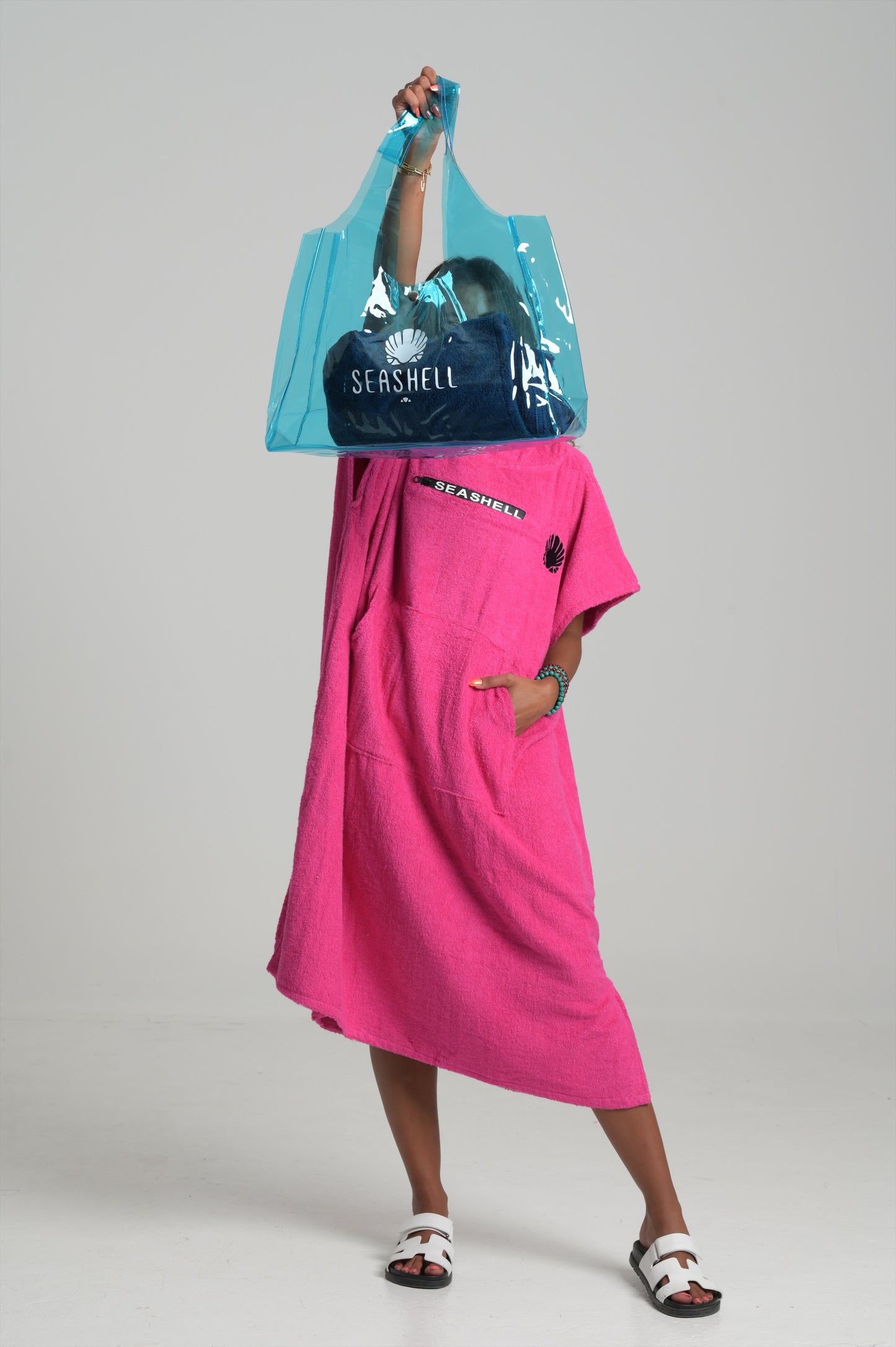 Seashell Beach Bag - Blue