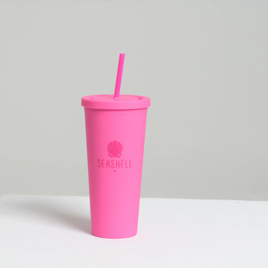 Seashell Pink Plastic Mug
