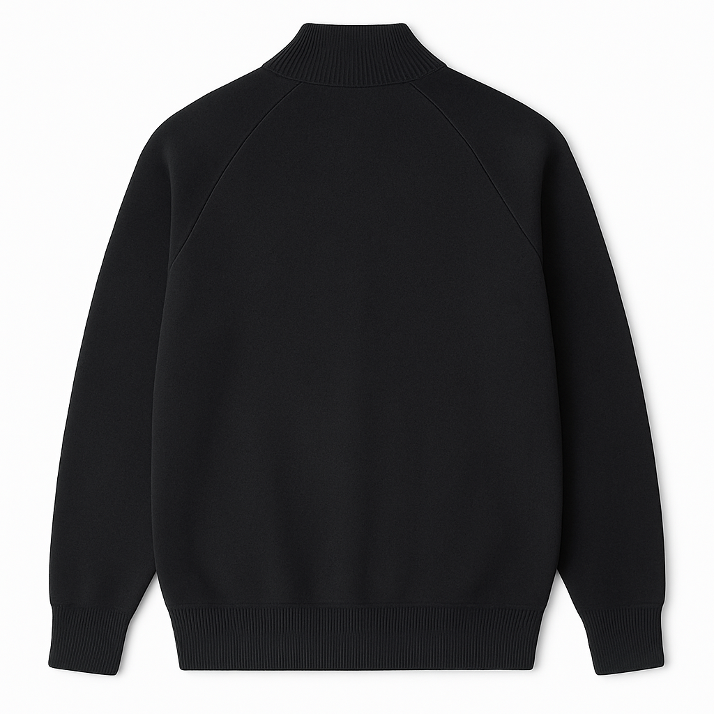 SEASHELL BLACK ZIPPER JACKET