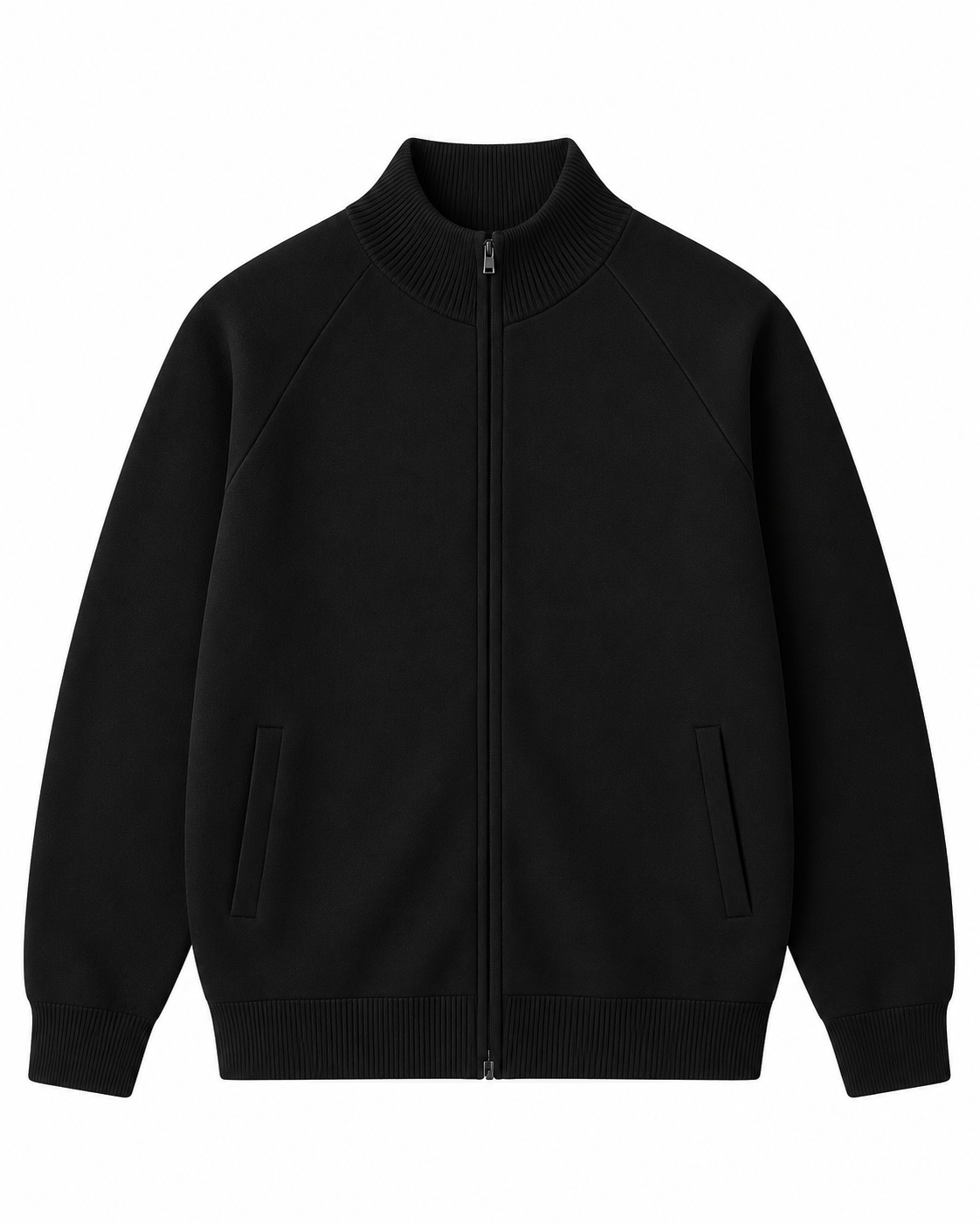 SEASHELL BLACK ZIPPER JACKET