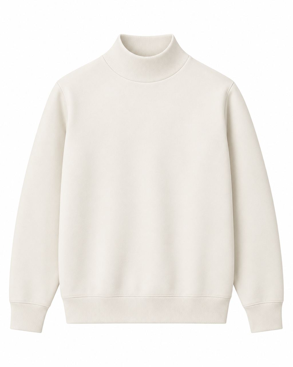 THE COASTAL MOCK NECK - OFF WHITE