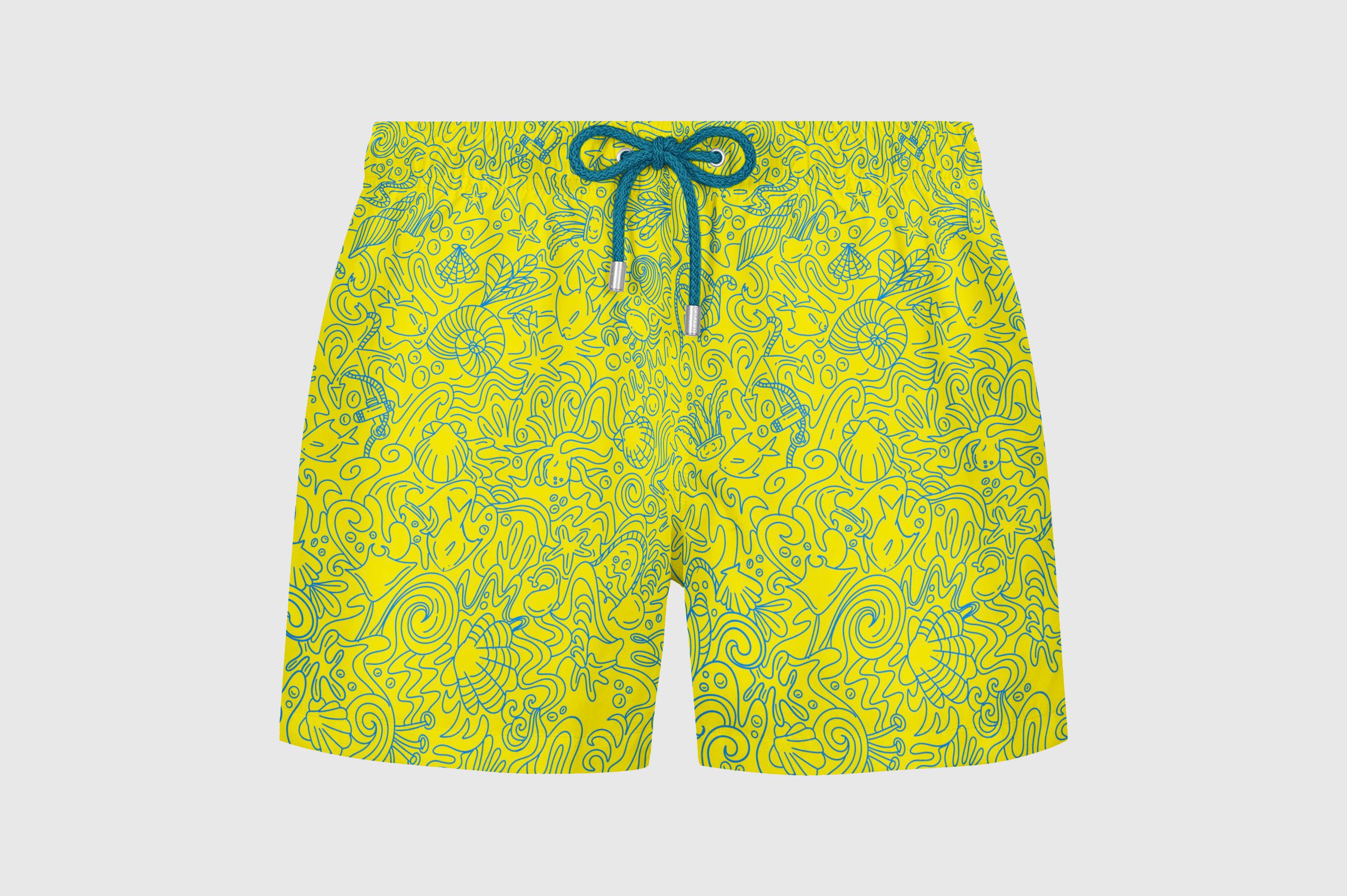 Seashell  Swimming Short Yellow