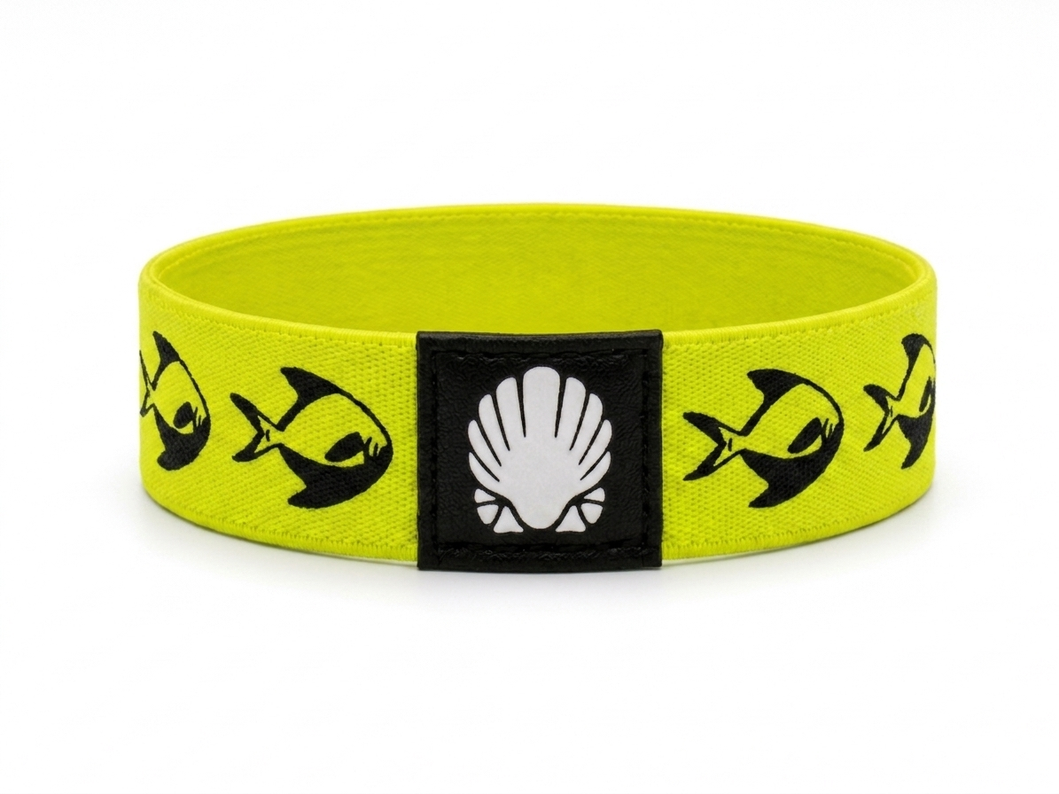 Seashell Tan Line Wristband- Yellow