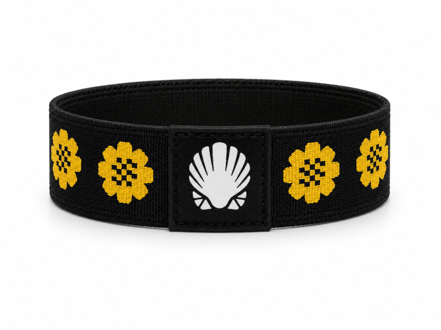 Seashell Tan Line Wristband- Black