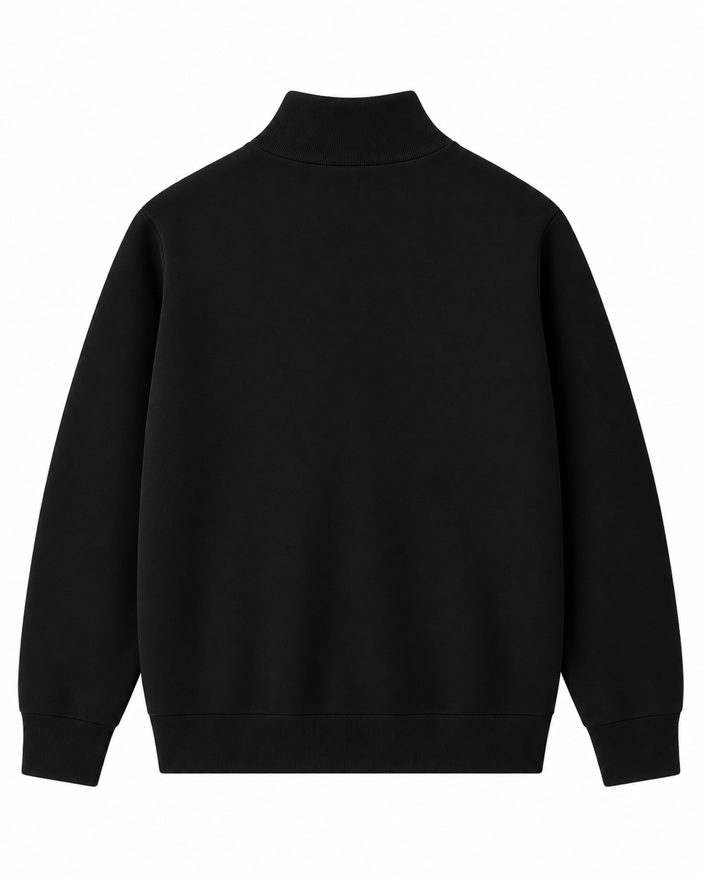 THE COASTAL MOCK NECK - BLACK