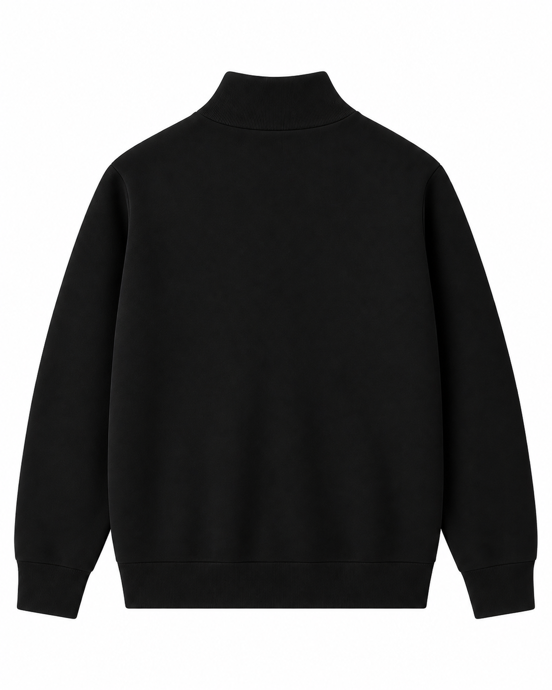 THE COASTAL MOCK NECK - BLACK