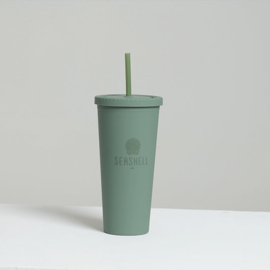 Seashell Green Plastic Mug