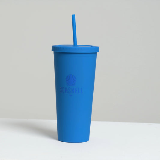 Seashell Blue Plastic Mug