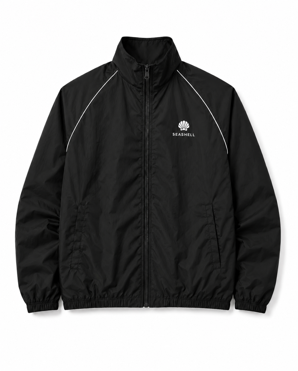 WINDBREAKER JACKET - BLACK