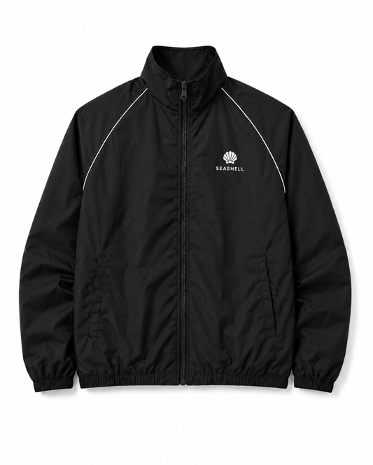 WINDBREAKER JACKET - BLACK