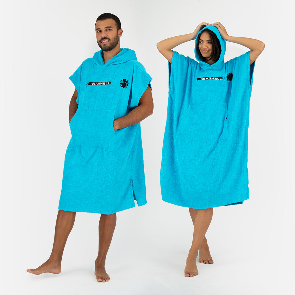 Hooded Beach Towel - Sky Blue