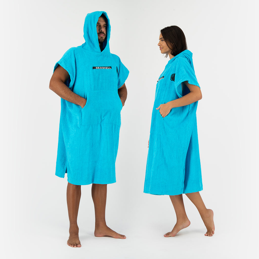 Hooded Beach Towel - Sky Blue
