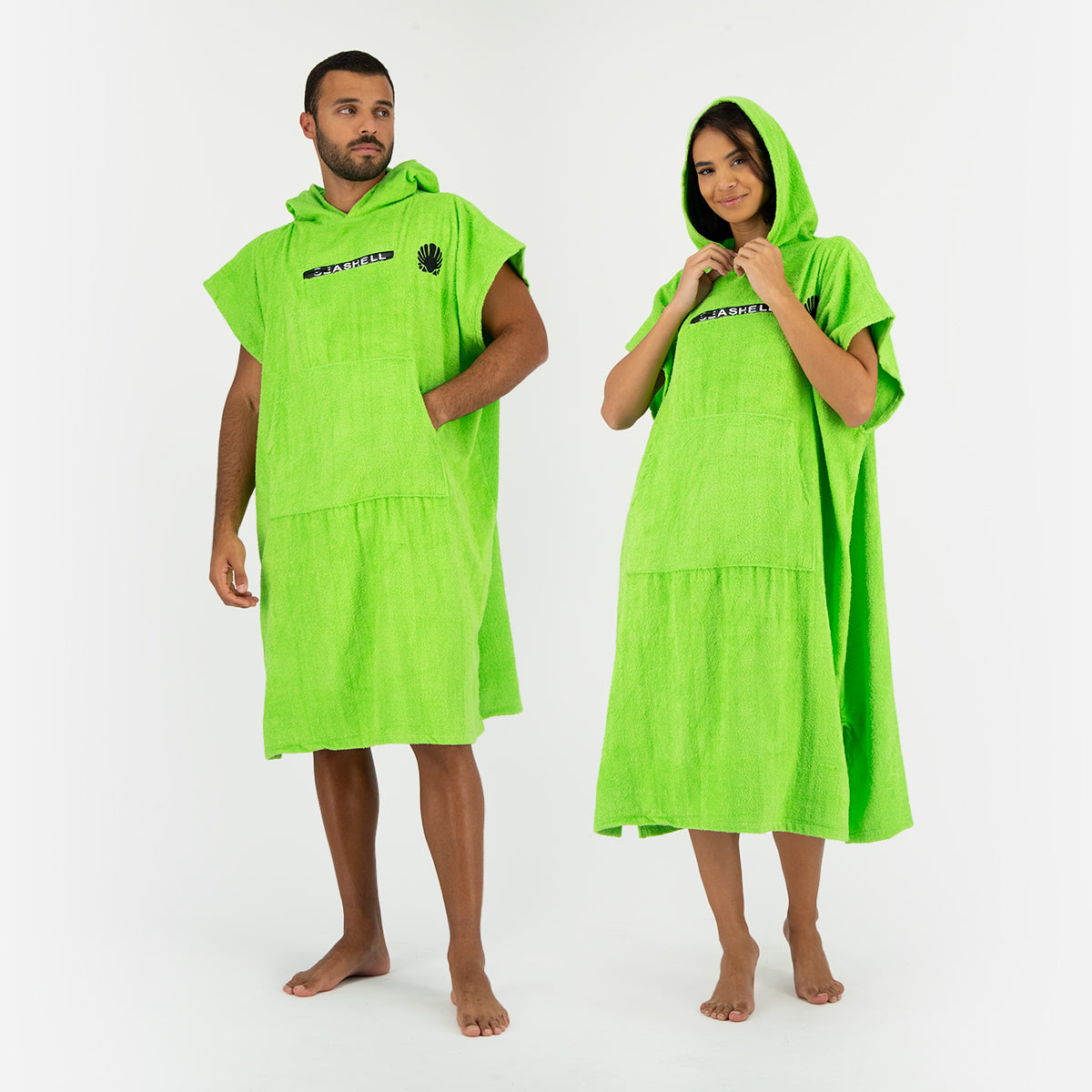 Hooded Beach Towel - Green