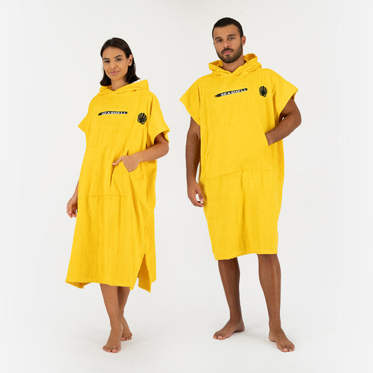 Hooded Beach Towel - Yellow