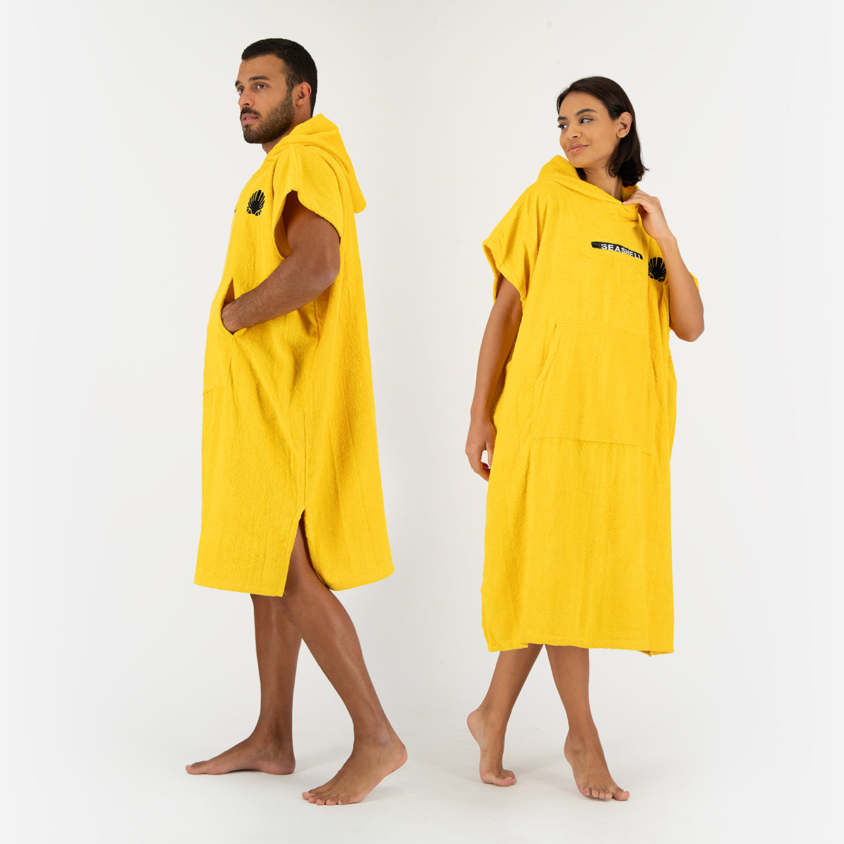 Hooded Beach Towel - Yellow
