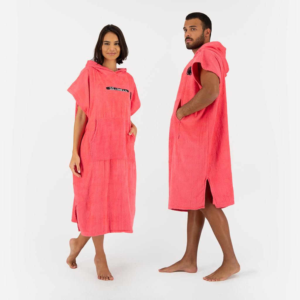 Hooded Beach Towel - Light Pink